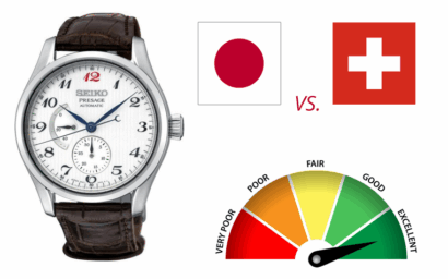 Jak si vedou japonské hodinky oproti švýcarským?