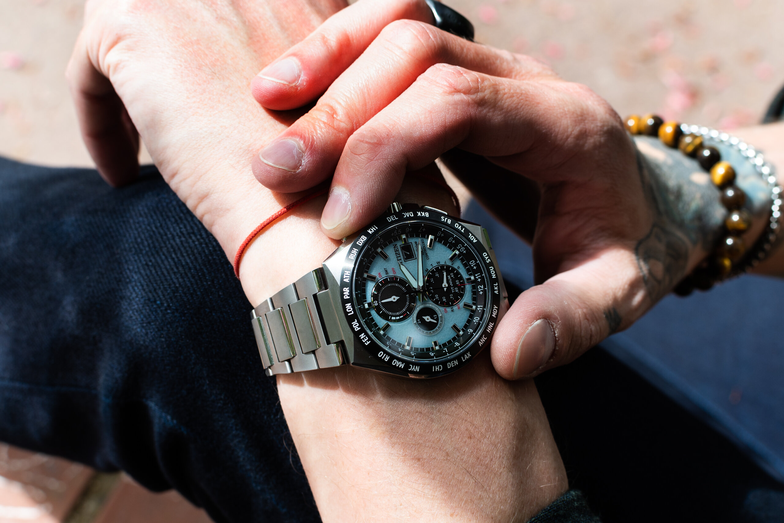 Citizen Worldtime Radio Controlled Super Titanium AT8238-84M