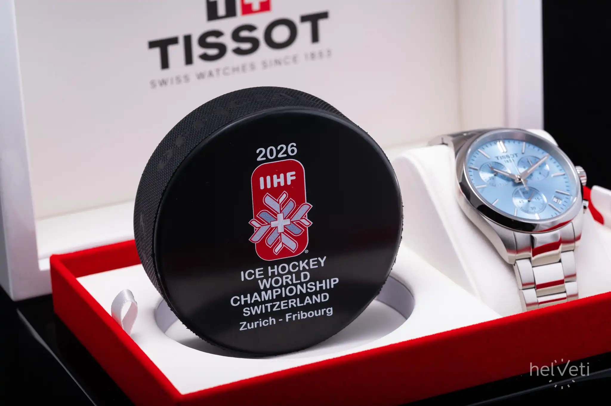 Speciální edice hodinek k Tissot k mistrovství světa v ledním hokeji.
