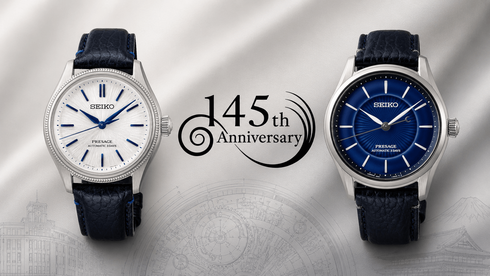 145 let značky Seiko: Nové modely Presage oslavují  krásu porcelánu Arita a jemnost japonského hedvábí