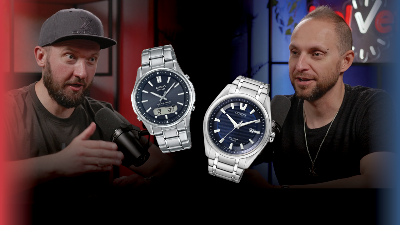 Jednoduché a elegatní Citizen a funkcemi nabité anadigi Casio.