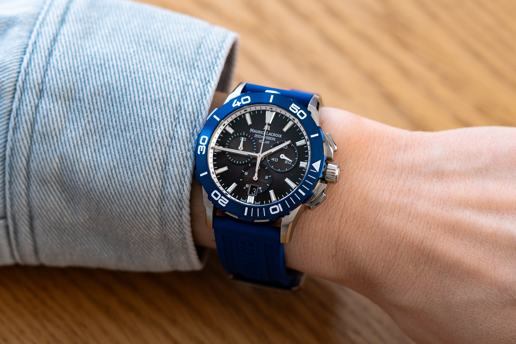 Stylové chronografy Maurice Lacroix Pontos na solární pohon.