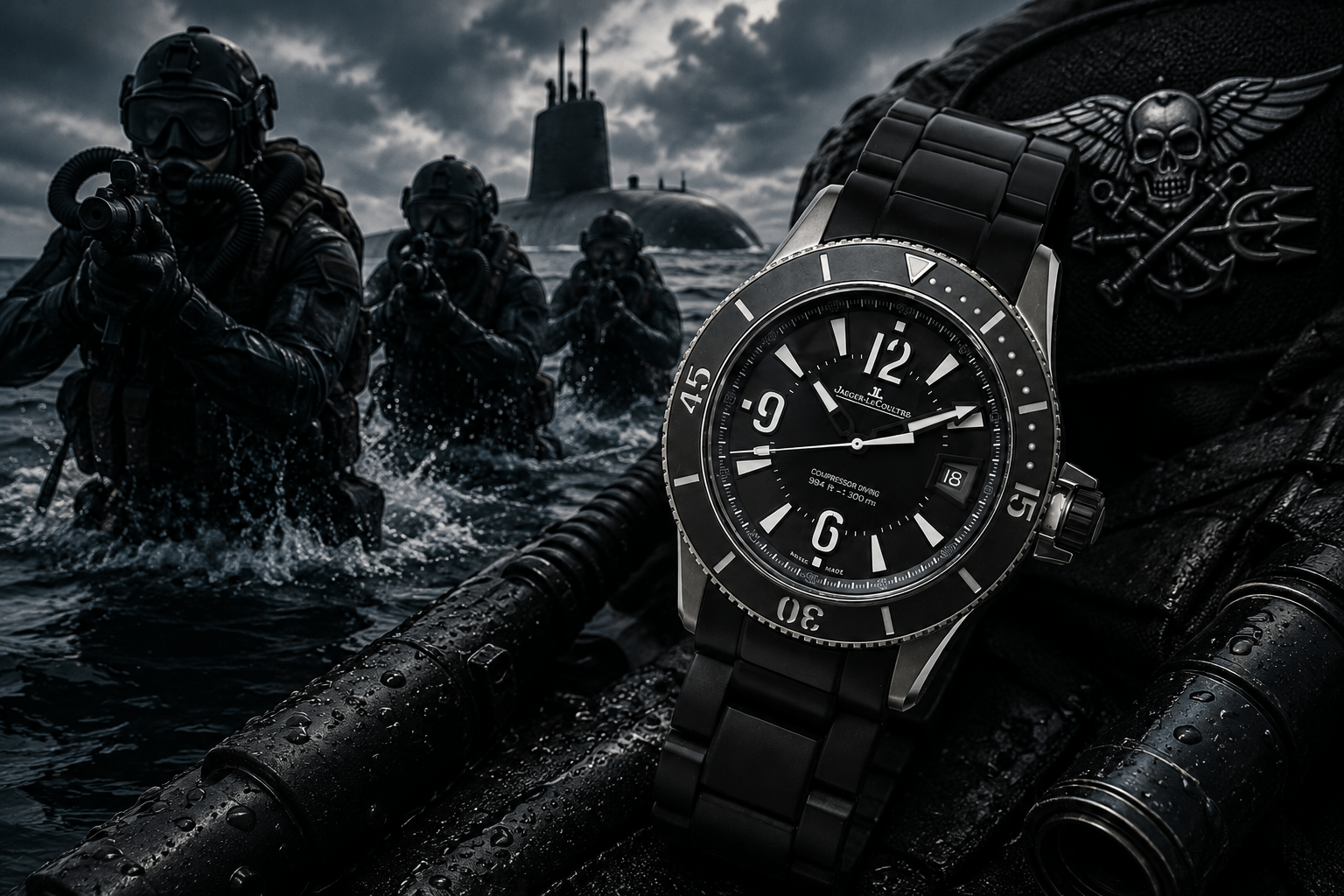 Hodinky Jaeger-leCoultre ve spojení s Navy Seals.